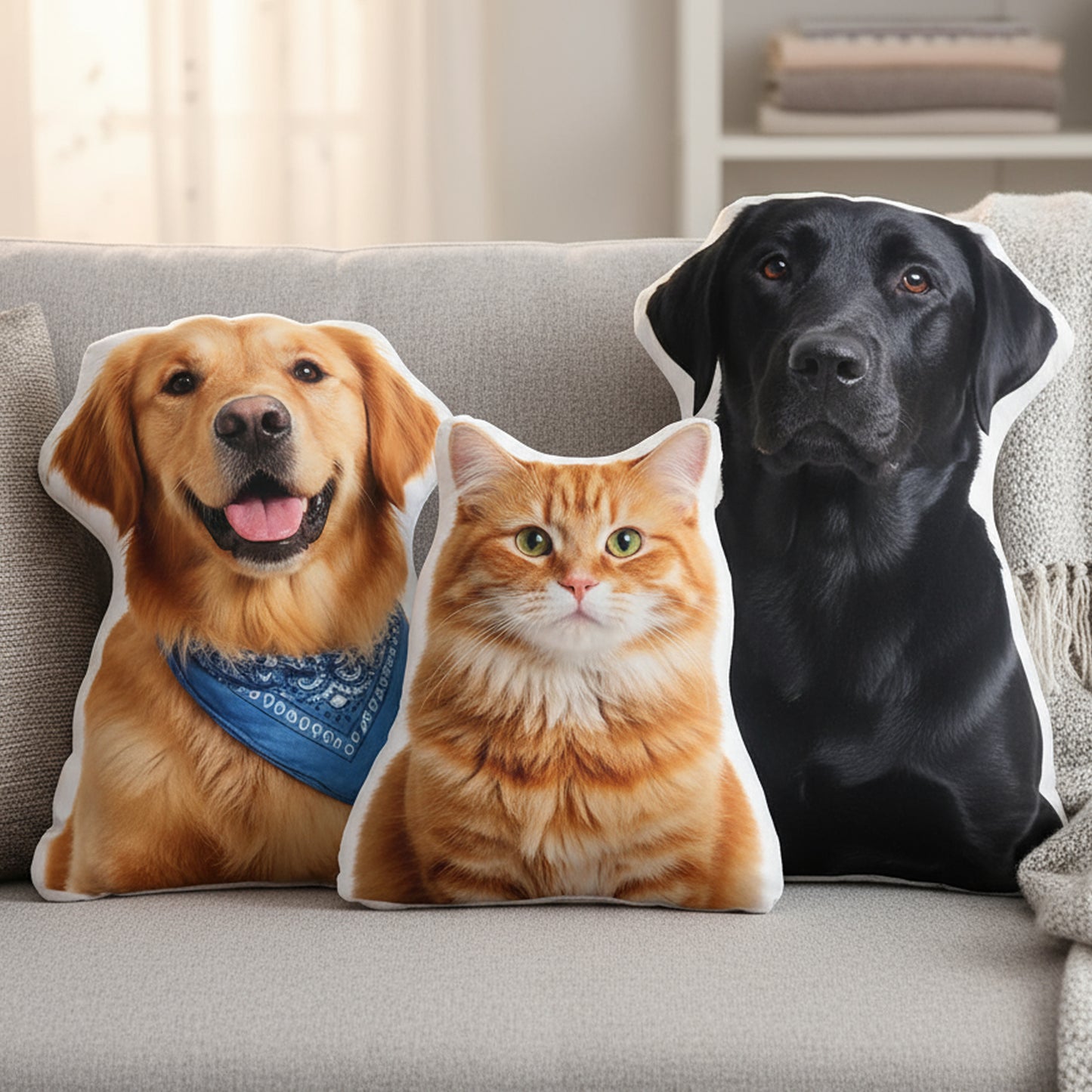 Custom Pet Shaped Pillow