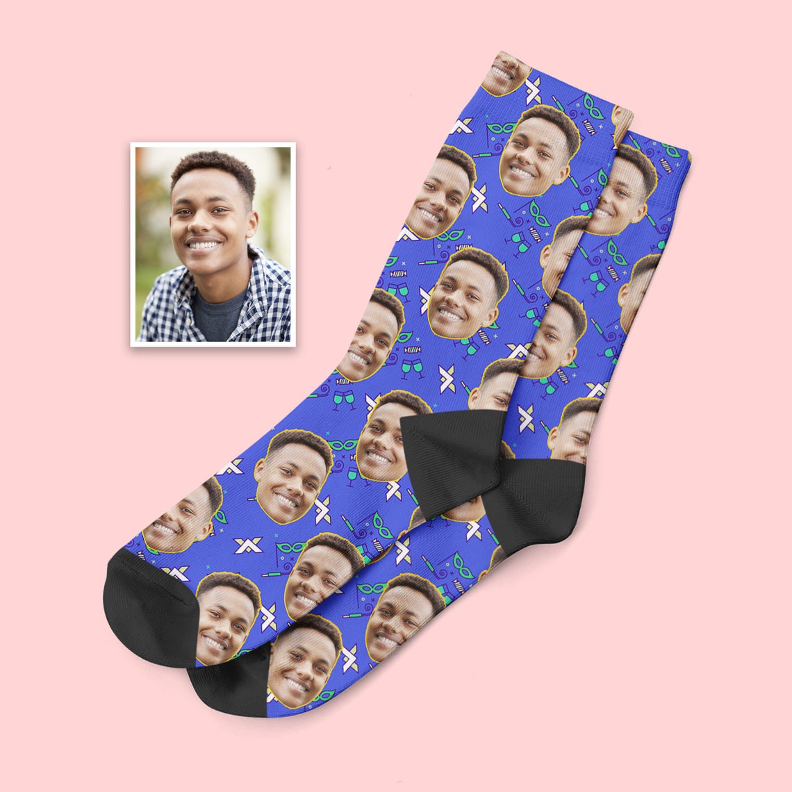 Unique Birthday Gift - Custom Face Socks