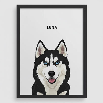 Custom Pet Portrait | Exact-Match Vector Art