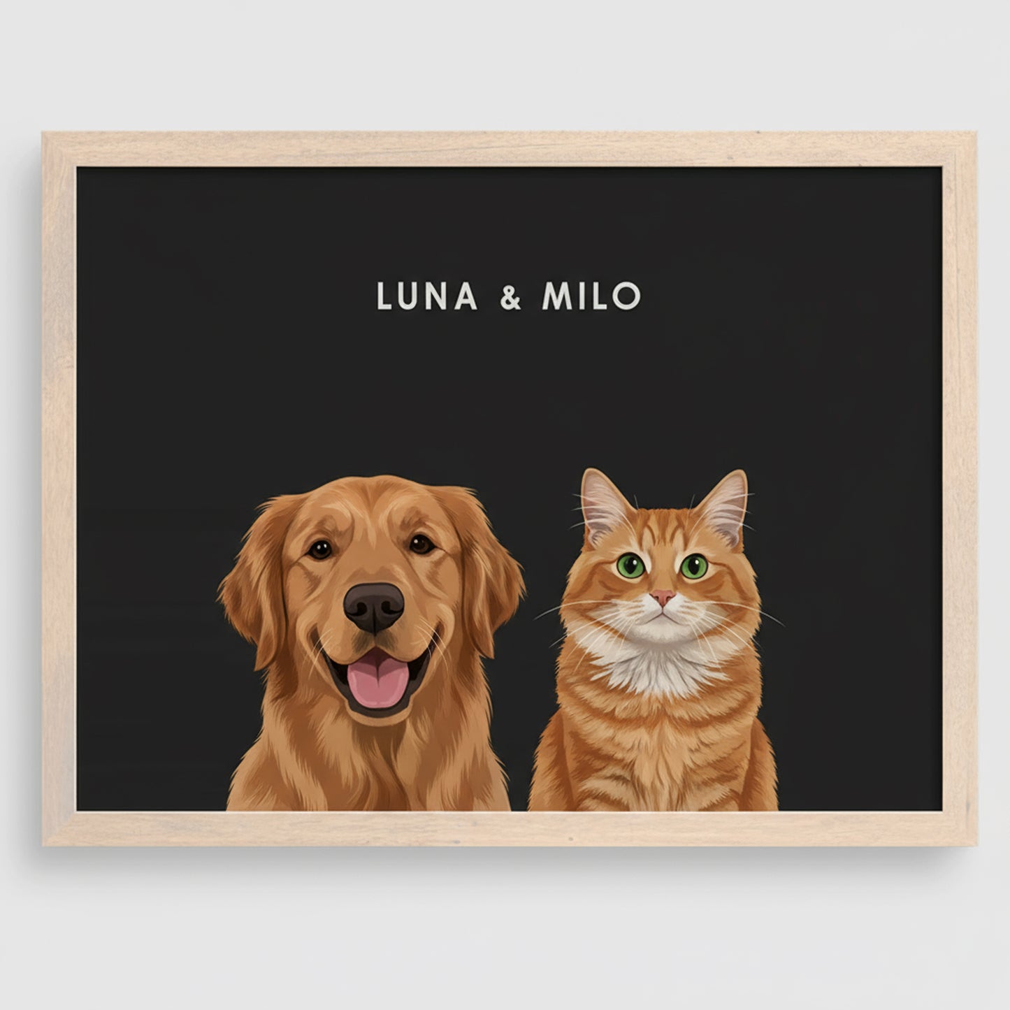Modern Pet Portrait | Upto 3 Pets