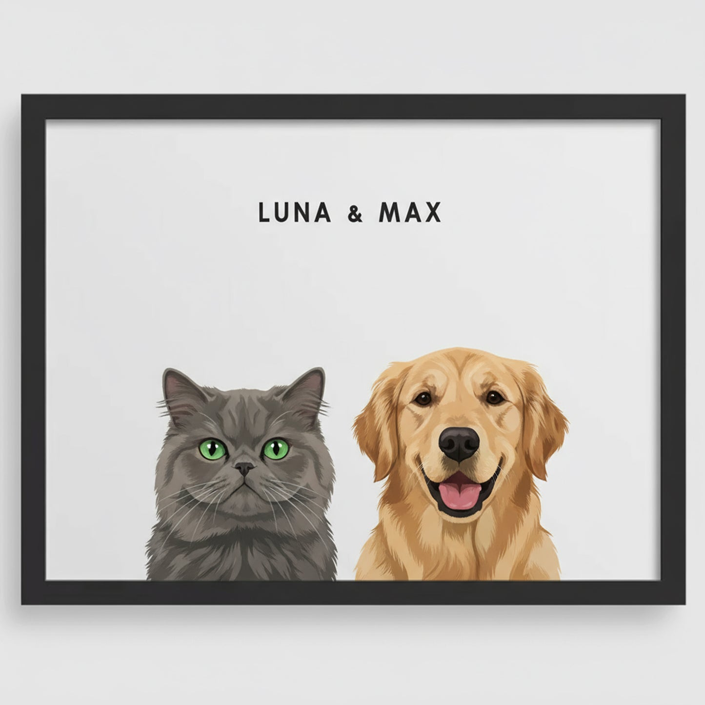 Modern Pet Portrait | Upto 3 Pets