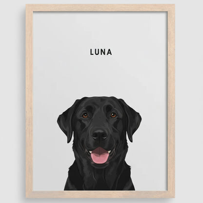 Custom Pet Portrait | Exact-Match Vector Art