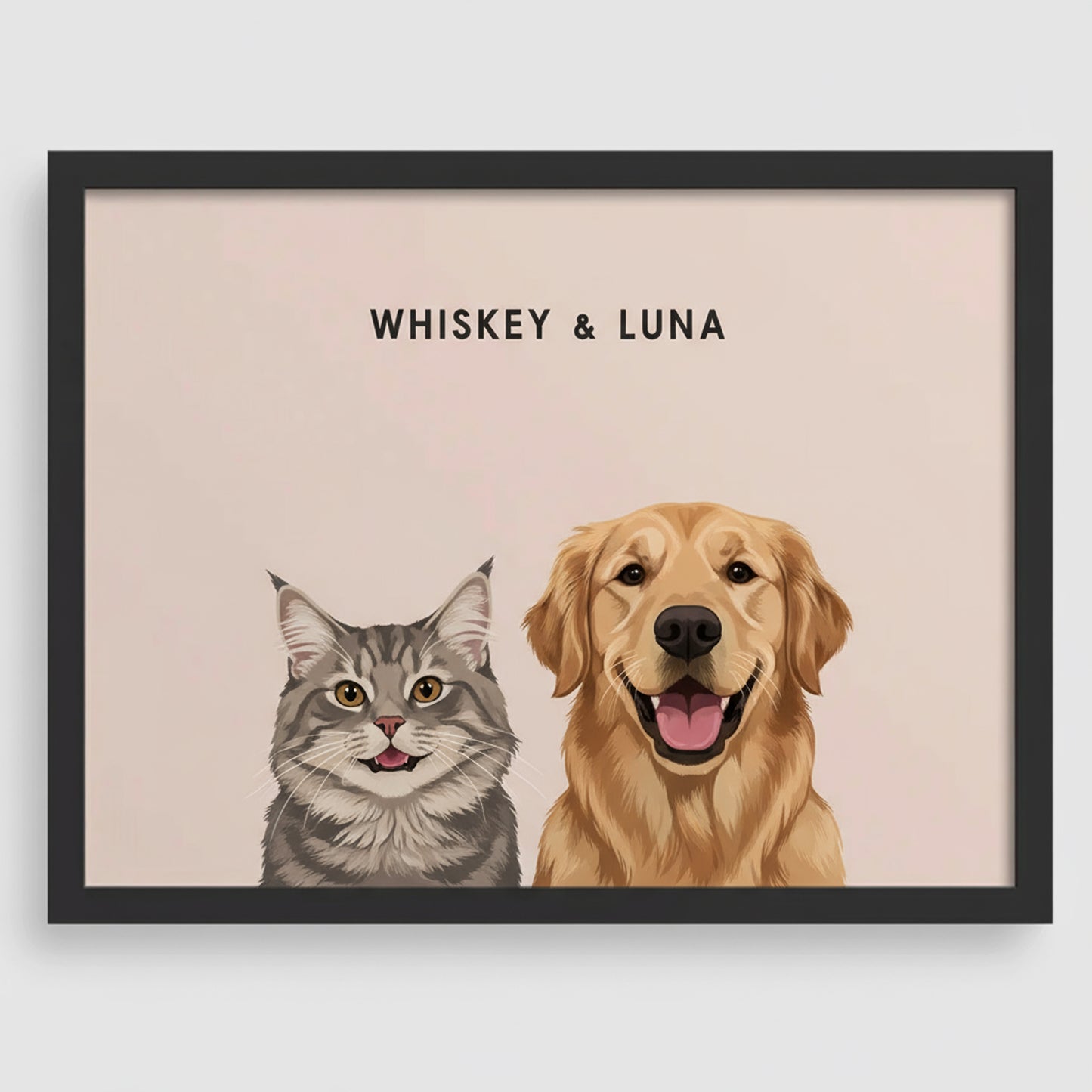 Modern Pet Portrait | Upto 3 Pets