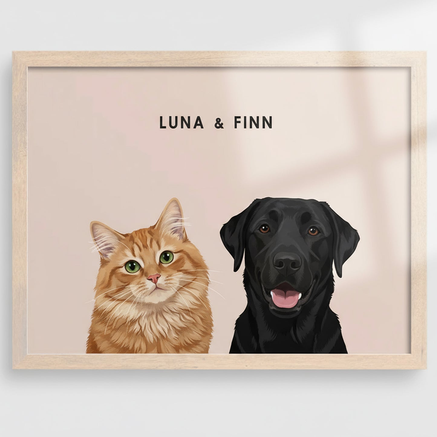 Modern Pet Portrait | Upto 3 Pets