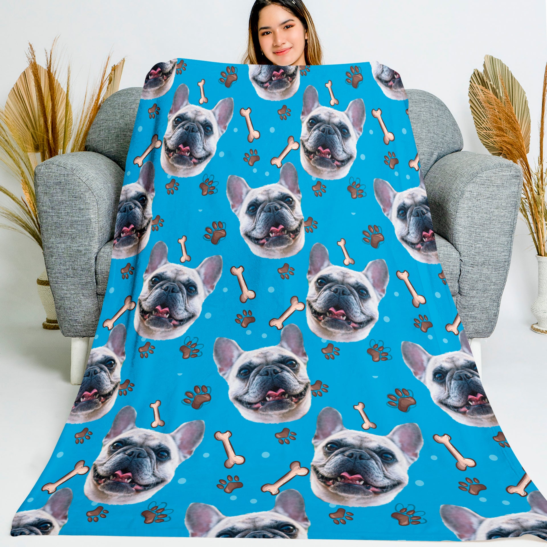 Custom Dog Blanket – DogaSocks - Main Image