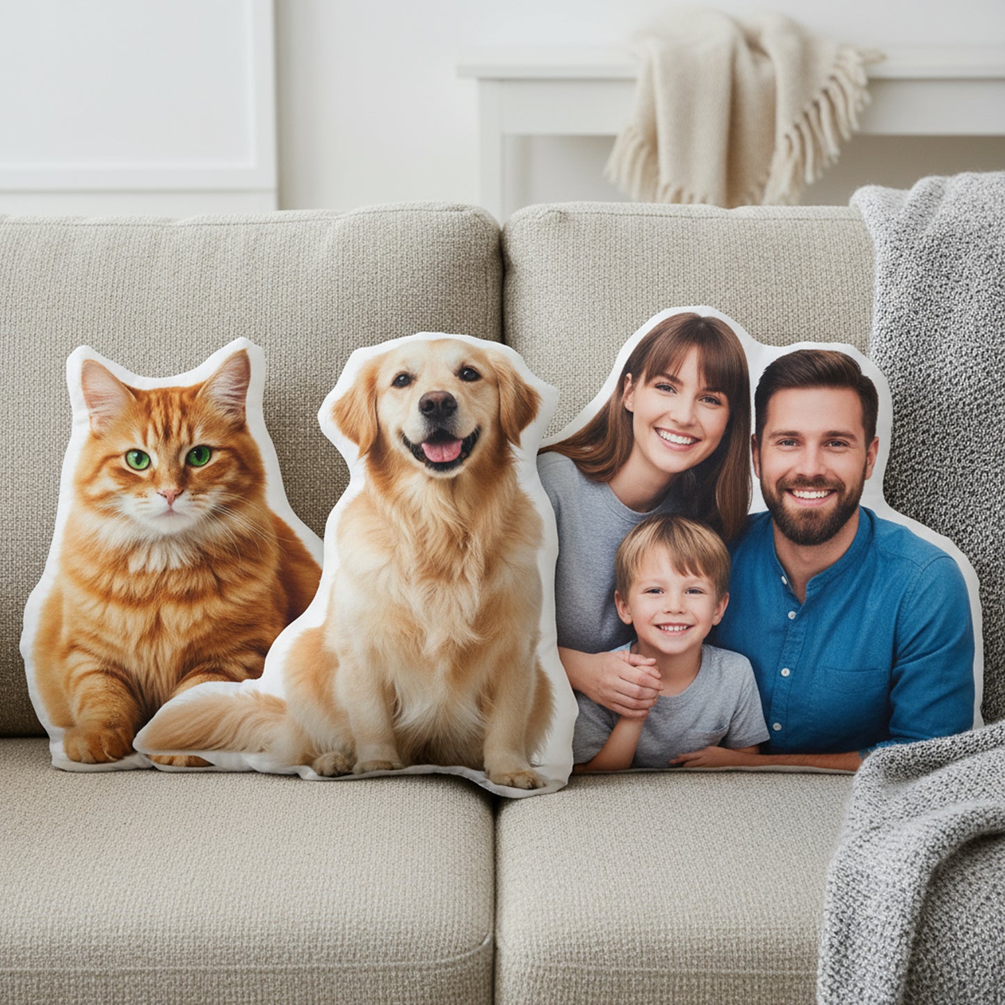 Custom Shaped Pillow from Photo