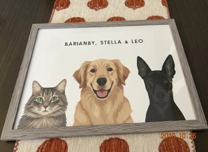 Custom Pet Portrait | Exact-Match Vector Art