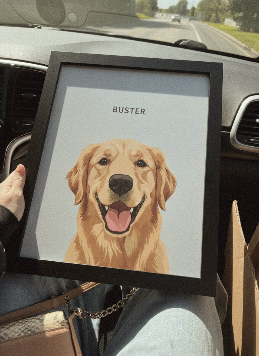 Custom Pet Portrait | Exact-Match Vector Art
