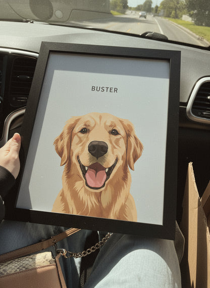 Custom Pet Portrait | Exact-Match Vector Art