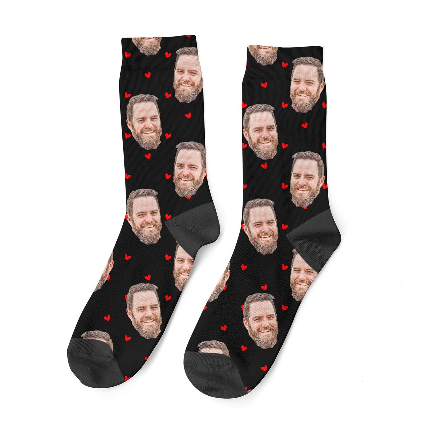 Heart Face Socks