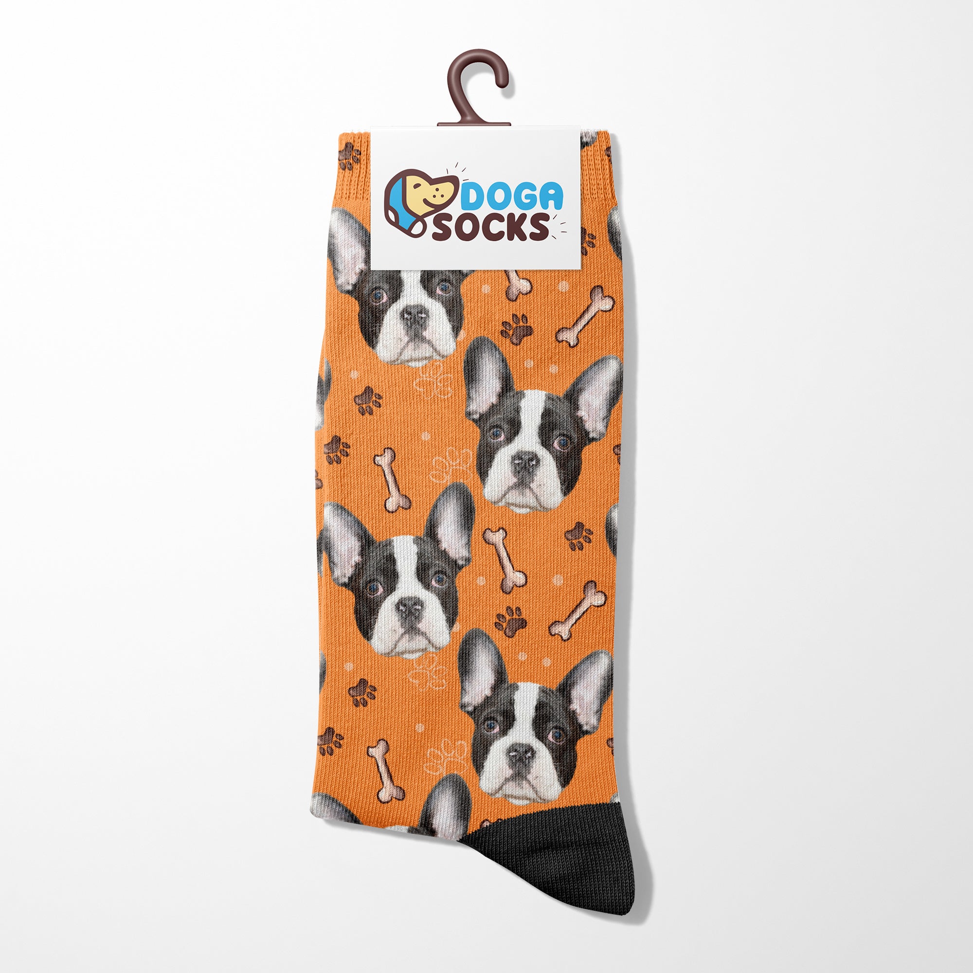 DivvyUp Socks - Custom Dog Socks - Put Your Dog on Socks! (Youth, Blue) :  : Pet Supplies
