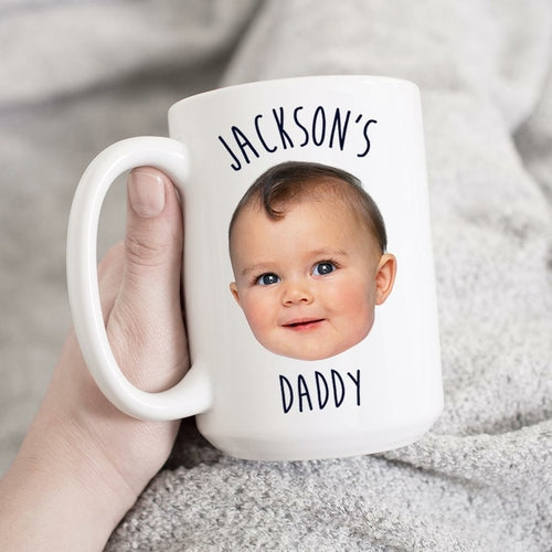 New Dad Mug with Baby Face