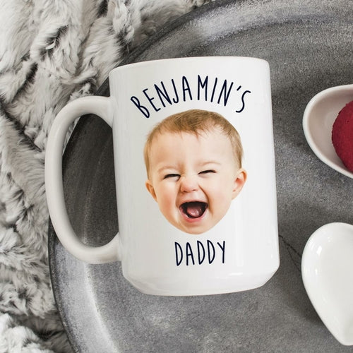 New Dad Mug with Baby Face